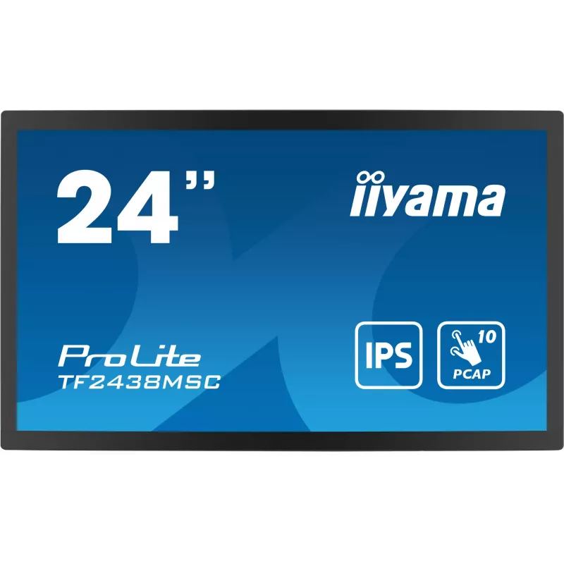 Monitorius iiyama TF2438MSC-B1 60,5 cm (23,8 colio) Full HD LED liečiamuoju ekranu juodas