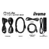 Monitorius iiyama TF1015MC-B3 25,6 cm (10,1 colio) 1280 x 800 pikselių HD LED jutiklinis juodas