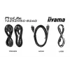 IIYAMA ProLite T2252MSC-B2AG 54,6 cm (21,5 col.) Full HD 1920x1080 LCD jutiklinis monitorius, juodas