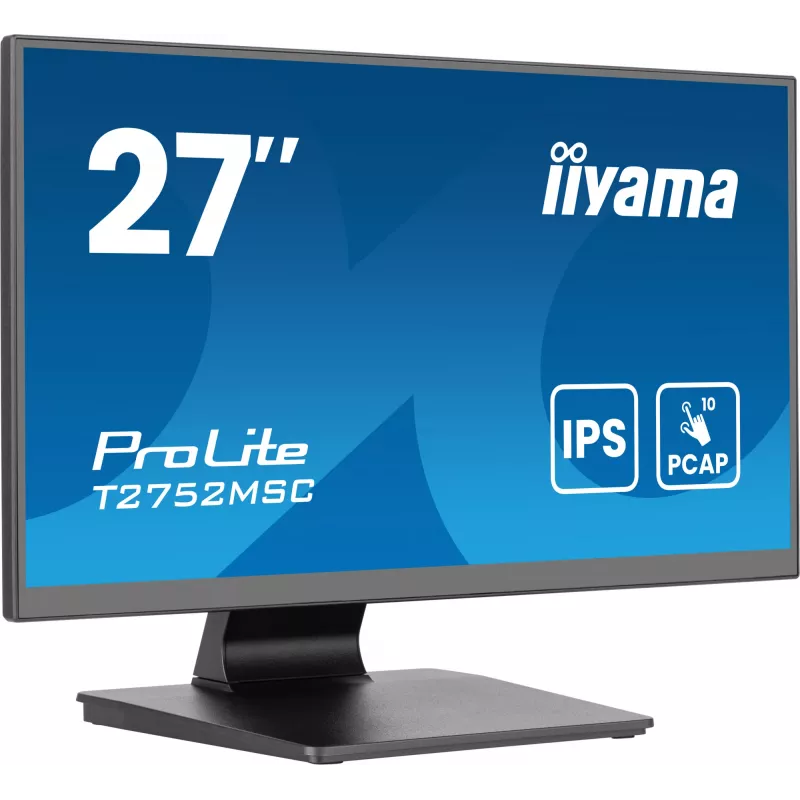Monitorius iiyama ProLite T2752MSC-B1AG 68.6 cm (27 colių) 1920 x 1080 pikselių Full HD LED liečiamas juodas