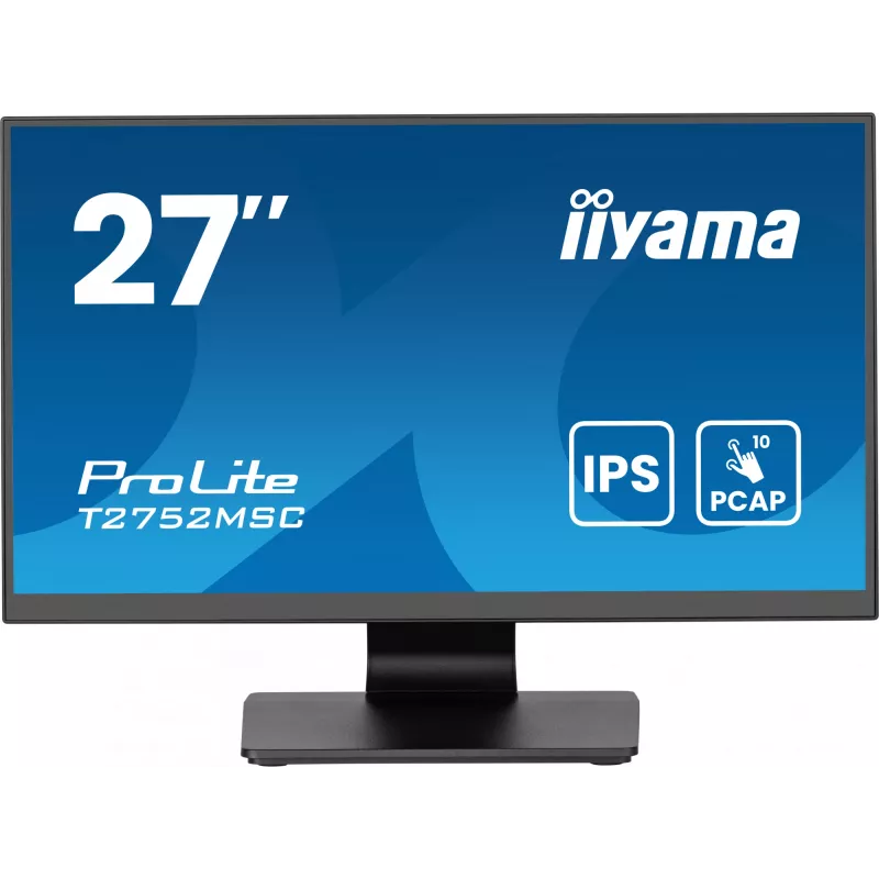 Monitorius iiyama ProLite T2752MSC-B1AG 68.6 cm (27 colių) 1920 x 1080 pikselių Full HD LED liečiamas juodas