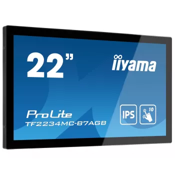 IIYAMA ProLite TF2234MC-B7AGB 54,6 cm (21,5 inch) Full HD LED jutiklinis monitorius su daugialypiu lietimu, juodas