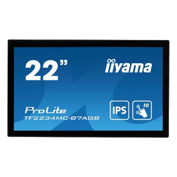 IIYAMA ProLite TF2234MC-B7AGB 54,6 cm (21,5 inch) Full HD LED jutiklinis monitorius su daugialypiu lietimu, juodas