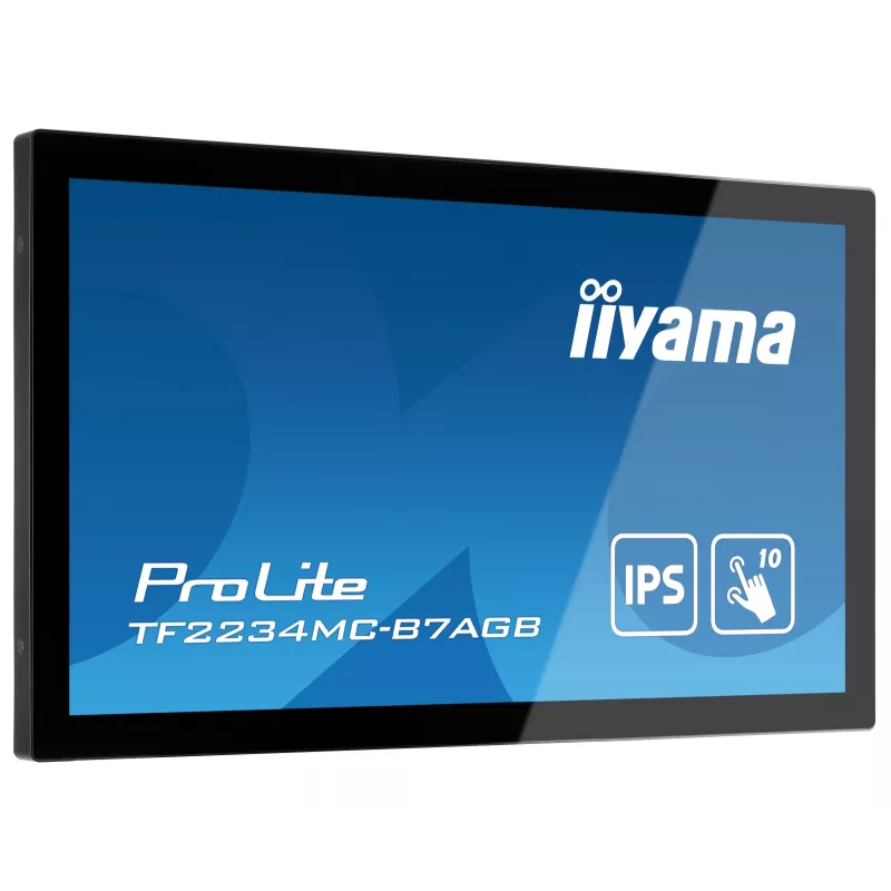 IIYAMA ProLite TF2234MC-B7AGB 54,6 cm (21,5 inch) Full HD LED jutiklinis monitorius su daugialypiu lietimu, juodas