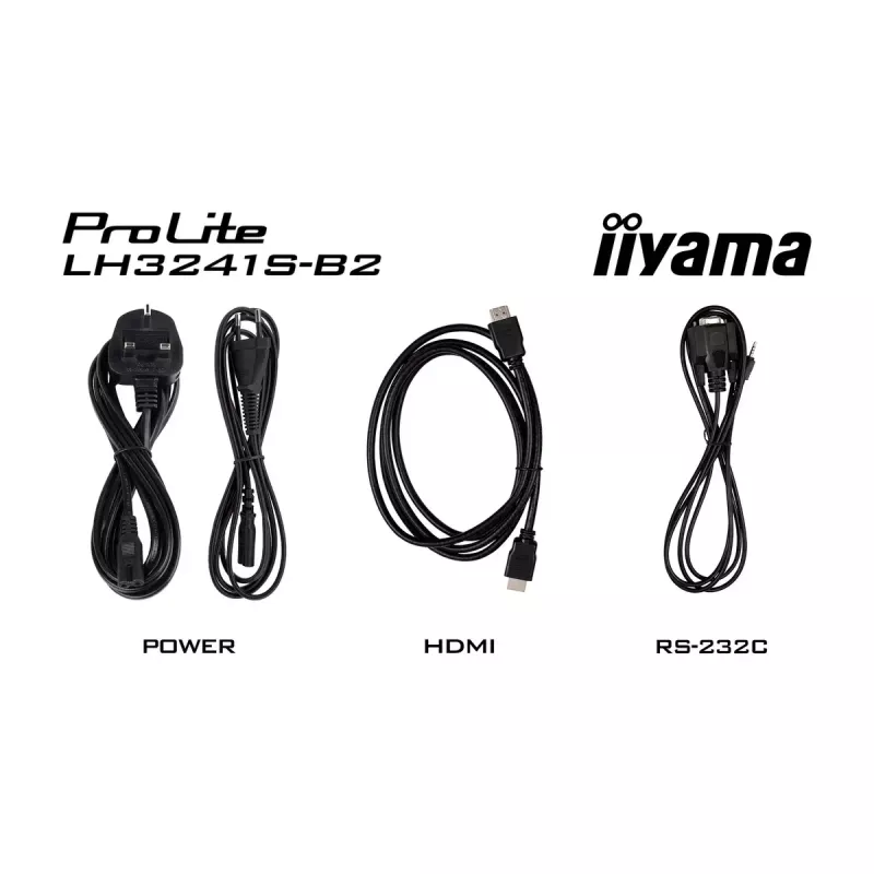 iiyama LH3241S-B2 demonstracinis ekranas su kiosko dizainu 80 cm (31.5 col.) LED 350 cd/m² Full HD juodas 24/7