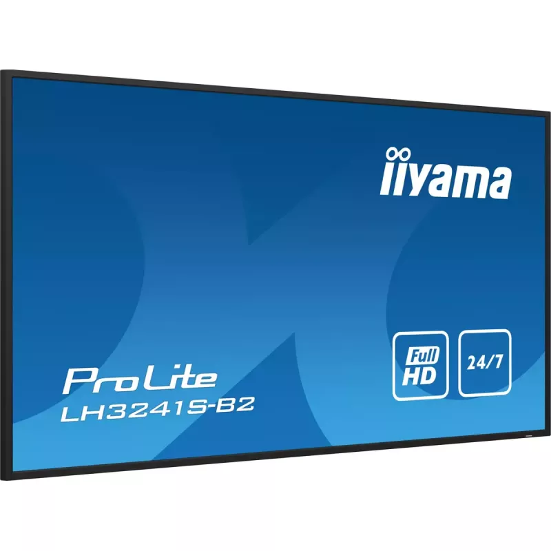 iiyama LH3241S-B2 demonstracinis ekranas su kiosko dizainu 80 cm (31.5 col.) LED 350 cd/m² Full HD juodas 24/7