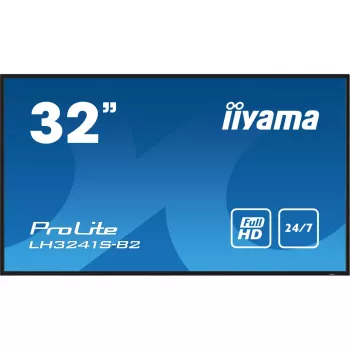 iiyama LH3241S-B2 demonstracinis ekranas su kiosko dizainu 80 cm (31.5 col.) LED 350 cd/m² Full HD juodas 24/7