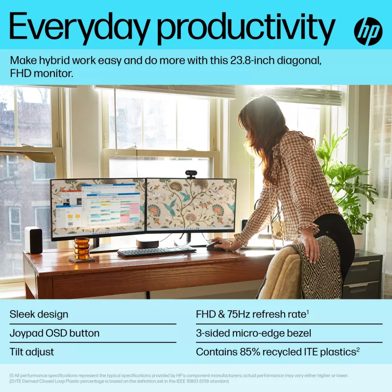 Monitorius HP P24v G5 23,8 col. Full HD LCD 1920x1080
