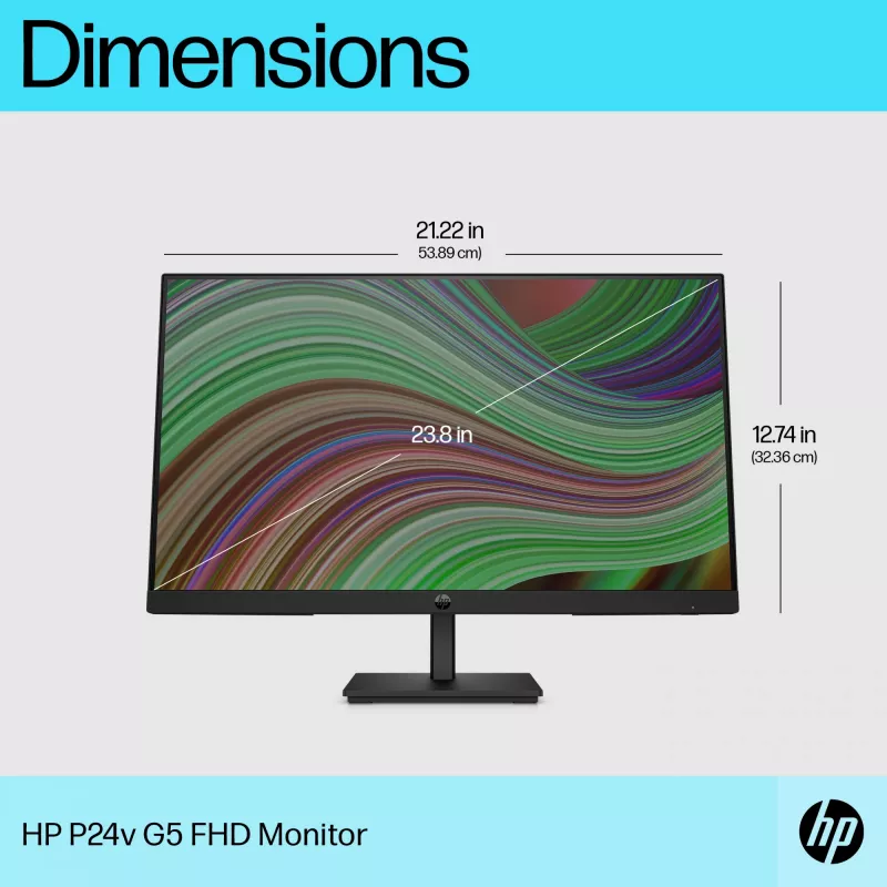 Monitorius HP P24v G5 23,8 col. Full HD LCD 1920x1080