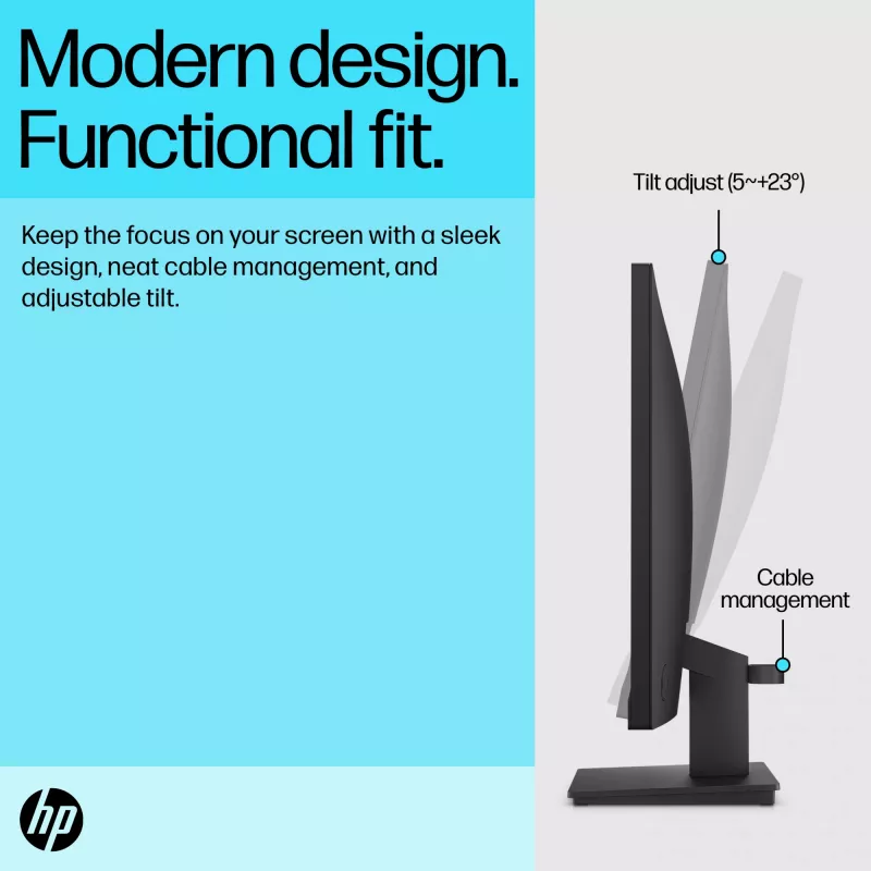 Monitorius HP P24v G5 23,8 col. Full HD LCD 1920x1080