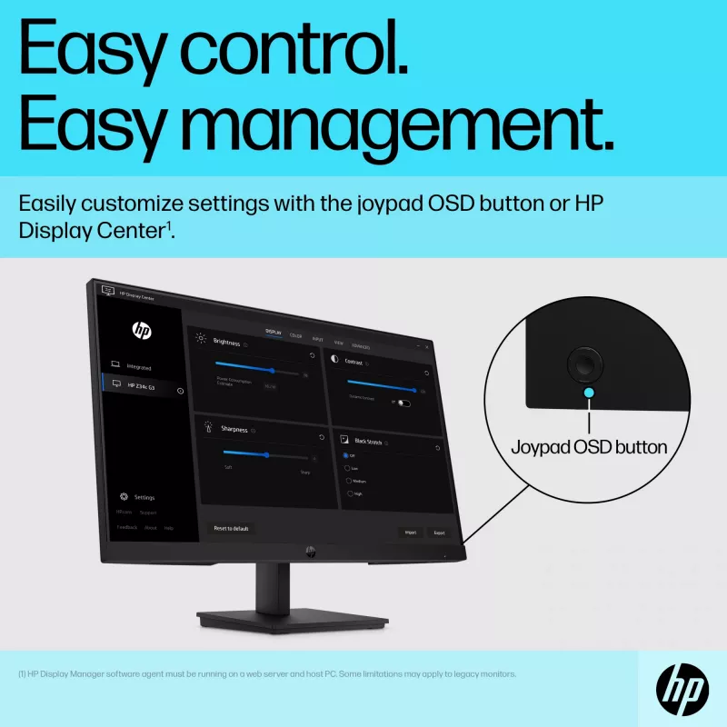 Monitorius HP P24v G5 23,8 col. Full HD LCD 1920x1080