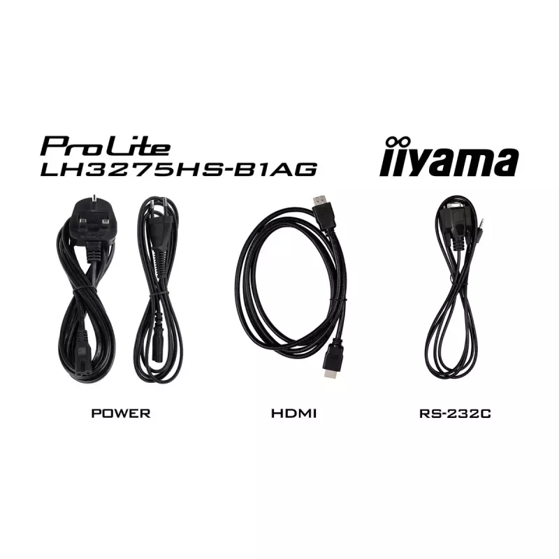 Skaitmeninės signalizacijos plokščiasis ekranas iiyama LH3275HS-B1AG 32 colių LCD Full HD 1920 x 1080