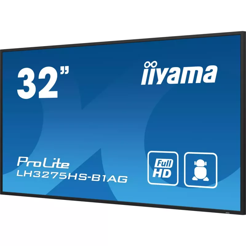 Skaitmeninės signalizacijos plokščiasis ekranas iiyama LH3275HS-B1AG 32 colių LCD Full HD 1920 x 1080