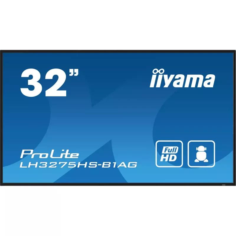 Skaitmeninės signalizacijos plokščiasis ekranas iiyama LH3275HS-B1AG 32 colių LCD Full HD 1920 x 1080