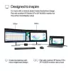 HP Series 5 Pro 24 colių WUXGA monitorius - 524pn, 61 cm (24 col.), 1920 x 1200 pikselių, WUXGA, LCD, 5 ms, juodas