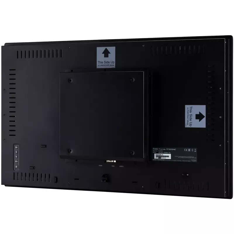 Monitorius iiyama ProLite TF3215MC-B2 80 cm (31,5 col.) 1920 × 1080 pikselių Full HD LED liečiamas ekranas „Kiosk“ juodas