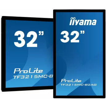Monitorius iiyama ProLite TF3215MC-B2AG 80 cm (31,5 colių) 1920 x 1080 pikselių Full HD LED liečiamas ekranas kioskams juodas