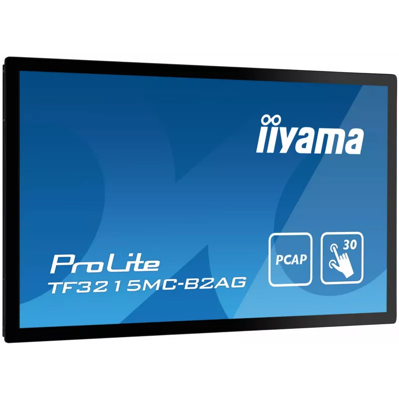 Monitorius iiyama ProLite TF3215MC-B2AG 80 cm (31,5 colių) 1920 x 1080 pikselių Full HD LED liečiamas ekranas kioskams juodas