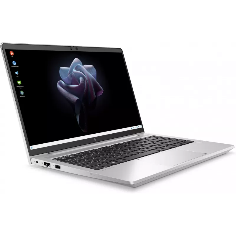 HP Elite mt645 G7 AMD Ryzen™ 3 5425U mobilus plonasis klientas 35.6 cm (14 colių) Full HD 8 GB DDR4-SDRAM 256 GB SSD Wi-Fi 6 (802.11ax) HP ThinPro OS sidabrinis