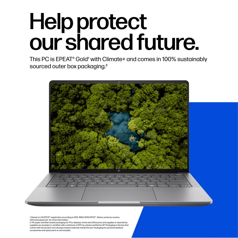 HP ZBook Ultra G1a Copilot+ PC AMD Ryzen AI Max PRO 390 35,6 cm (14 col.) WUXGA 32 GB LPDDR5x-SDRAM Wi-Fi 7 (802.11be) Windows 11 Pro AI darbo stotis, sidabrinis