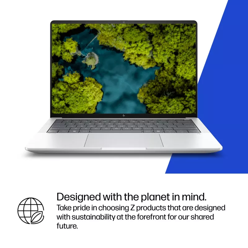 HP ZBook Ultra G1a Copilot+ PC AMD Ryzen AI Max PRO 390 35,6 cm (14 col.) WUXGA 32 GB LPDDR5x-SDRAM Wi-Fi 7 (802.11be) Windows 11 Pro AI darbo stotis, sidabrinis