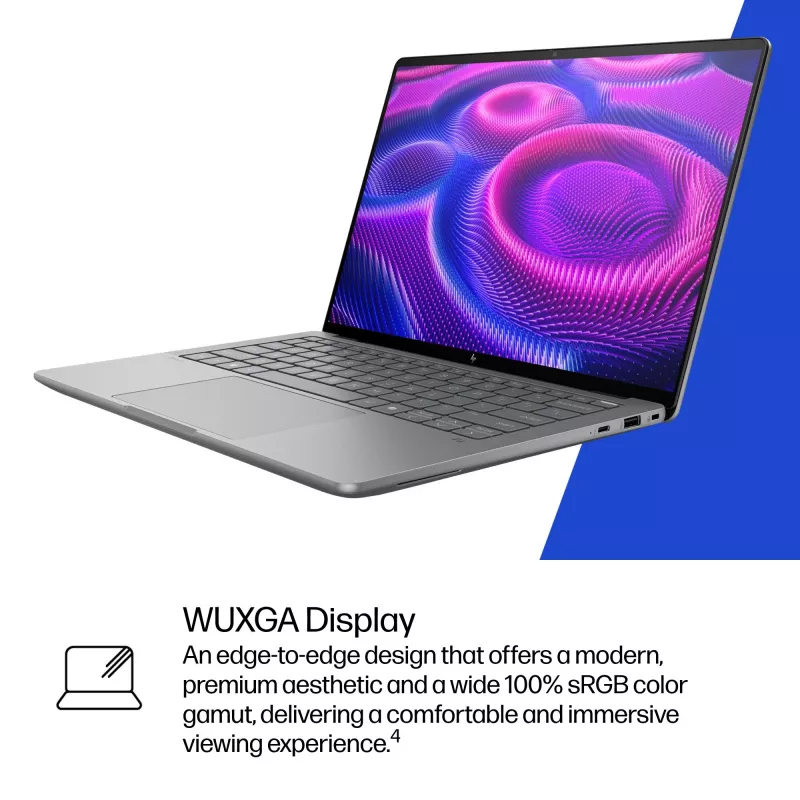 HP ZBook Ultra G1a Copilot+ PC AMD Ryzen AI Max PRO 390 35,6 cm (14 col.) WUXGA 32 GB LPDDR5x-SDRAM Wi-Fi 7 (802.11be) Windows 11 Pro AI darbo stotis, sidabrinis