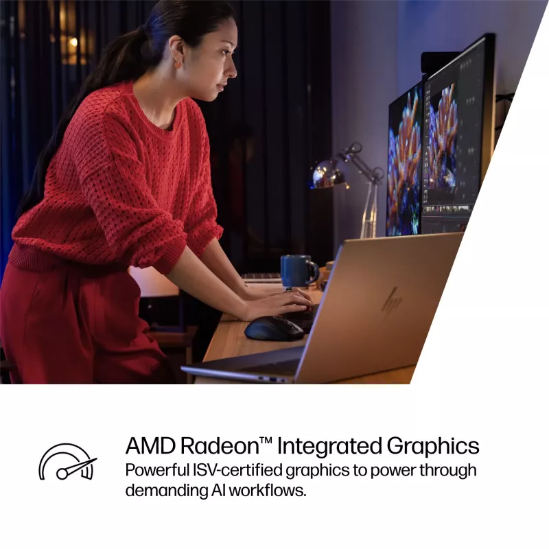HP ZBook Ultra G1a Copilot+ PC AMD Ryzen AI Max PRO 390 35,6 cm (14 col.) WUXGA 32 GB LPDDR5x-SDRAM Wi-Fi 7 (802.11be) Windows 11 Pro AI darbo stotis, sidabrinis