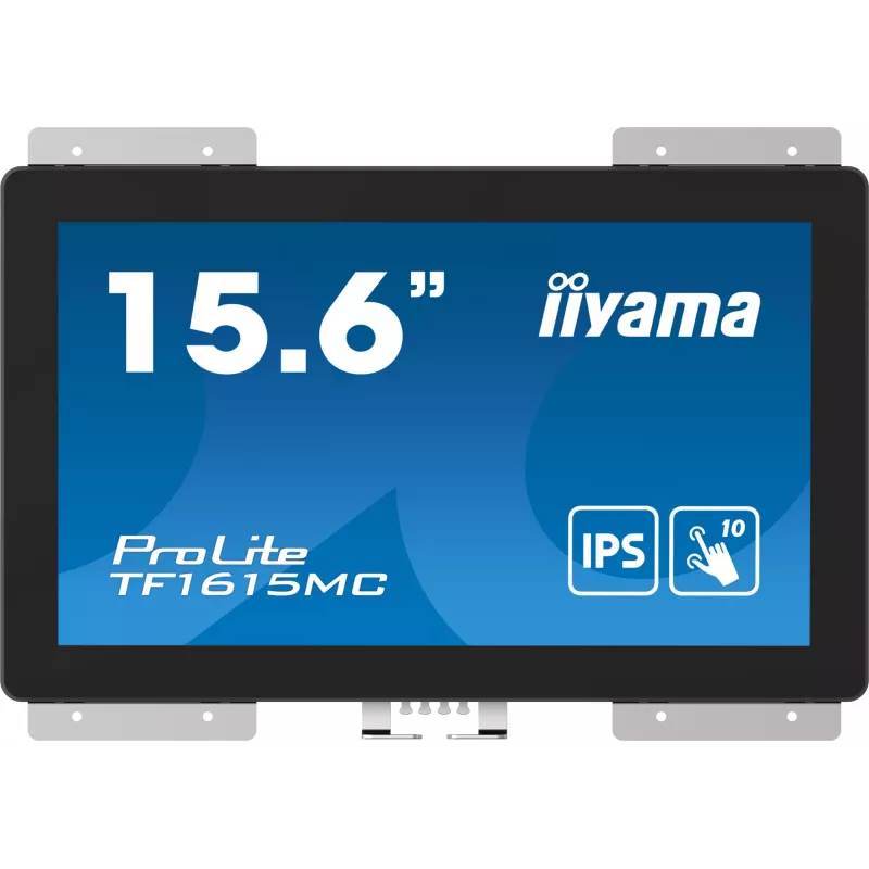 Monitorius iiyama ProLite TF1615MC-B1 39,6 cm (15,6 col.) 1920×1080 Full HD lietiminis ekranas juodas