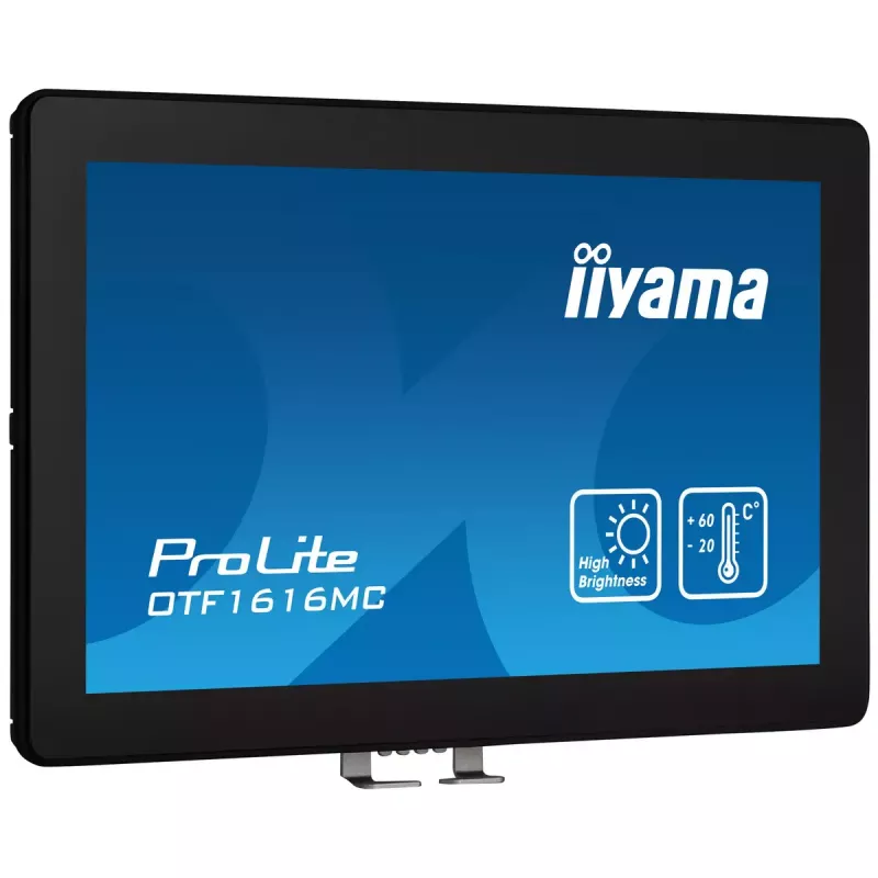 IIyama OTF1616MC-B1 monitor 39,6 cm (15,6 col.) 1920 x 1080 pikselių Full HD LCD liečiamasis ekranas juodas