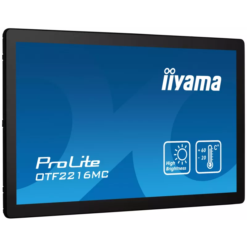 IIyama OTF2216MC-B1 monitoras 54.6 cm (21.5 col.) 1920 x 1080 pikselių Full HD LCD jutiklinis juodas