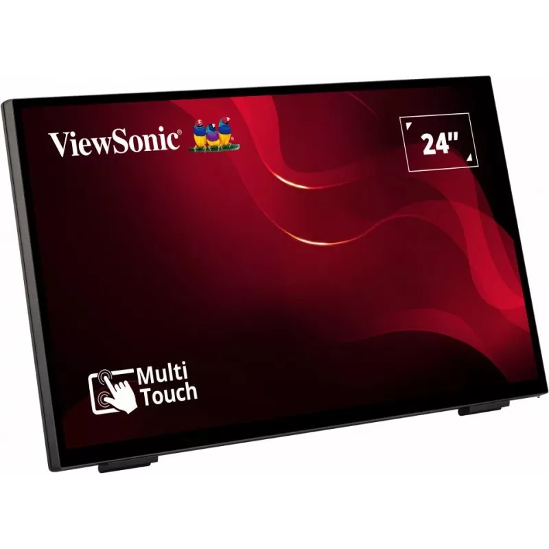 Viewsonic TD2465 interaktyvus plokščiasis skydelis 61 cm (24 colių) LED 250 cd/m² Full HD juodas liečiamasis ekranas