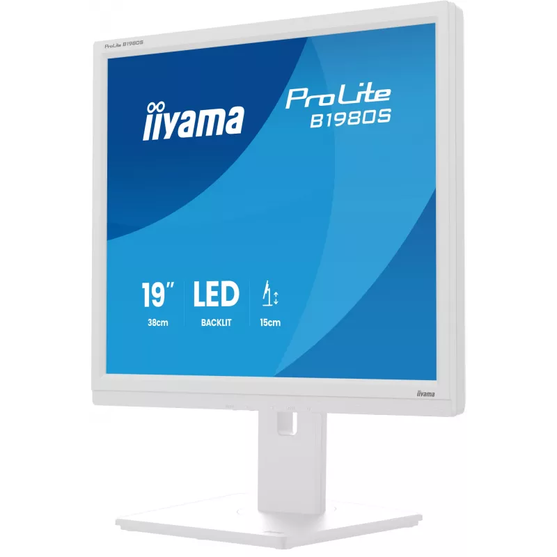 Monitorius iiyama ProLite B1980S-W1 48,3 cm (19 colių) 1280 x 1024 pikselių LED baltas