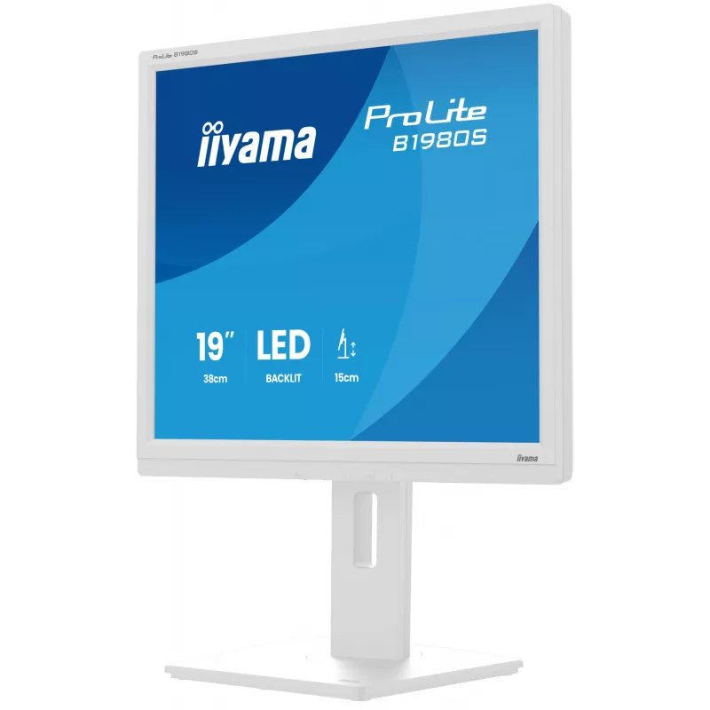 Monitorius iiyama ProLite B1980S-W1 48,3 cm (19 colių) 1280 x 1024 pikselių LED baltas