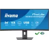 Monitorius iiyama ProLite XCB3494WQSU-B1 86,4 cm (34 inch) 3440x1440 UltraWide Quad HD LED juodas