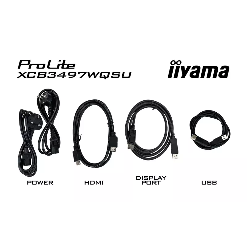 Monitorius iiyama ProLite XCB3494WQSU-B1 86,4 cm (34 inch) 3440x1440 UltraWide Quad HD LED juodas
