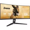 iiyama G-MASTER GCB3486WQSCP-B1 monitorius 86.4 cm (34 col.) 3440 x 1440 pikselių UltraWide Quad HD juodas