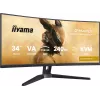 iiyama G-MASTER GCB3486WQSCP-B1 monitorius 86.4 cm (34 col.) 3440 x 1440 pikselių UltraWide Quad HD juodas
