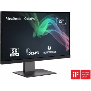 Monitorius ViewSonic VP2788-5K 68.6 cm (27 colių) 5120 x 2880 pikselių 5K Ultra HD LED juodas