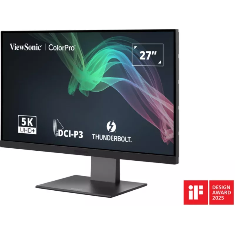 Monitorius ViewSonic VP2788-5K 68.6 cm (27 colių) 5120 x 2880 pikselių 5K Ultra HD LED juodas