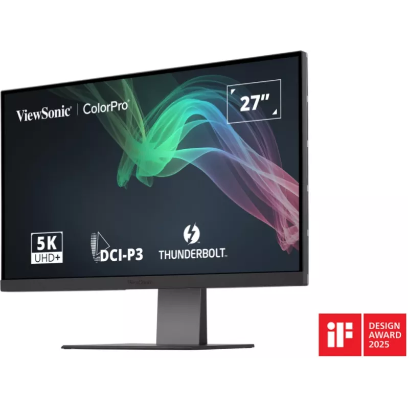 Monitorius ViewSonic VP2788-5K 68.6 cm (27 colių) 5120 x 2880 pikselių 5K Ultra HD LED juodas
