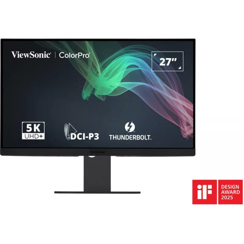 Monitorius ViewSonic VP2788-5K 68.6 cm (27 colių) 5120 x 2880 pikselių 5K Ultra HD LED juodas