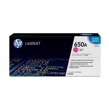 HP 650A purpurinis originalus LaserJet tonerio kasetė, 15000 puslapių, 1 vnt.