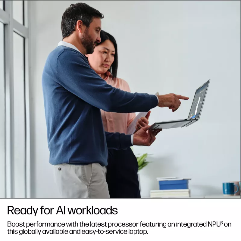 HP EliteBook 6 G1a AI PC AMD Ryzen™ 5 230 nešiojamas kompiuteris 40,6 cm (16 col.) WUXGA 16 GB DDR5-SDRAM Wi-Fi 7 (802.11be) Windows 11 Pro sidabrinis