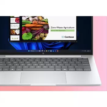 HP EliteBook 8 G1a AMD Ryzen™ AI 7 250 nešiojamas kompiuteris 35,6 cm (14 col.) WUXGA 32 GB DDR5-SDRAM Wi-Fi 7 (802.11be) Windows 11 Pro AI PC sidabrinis