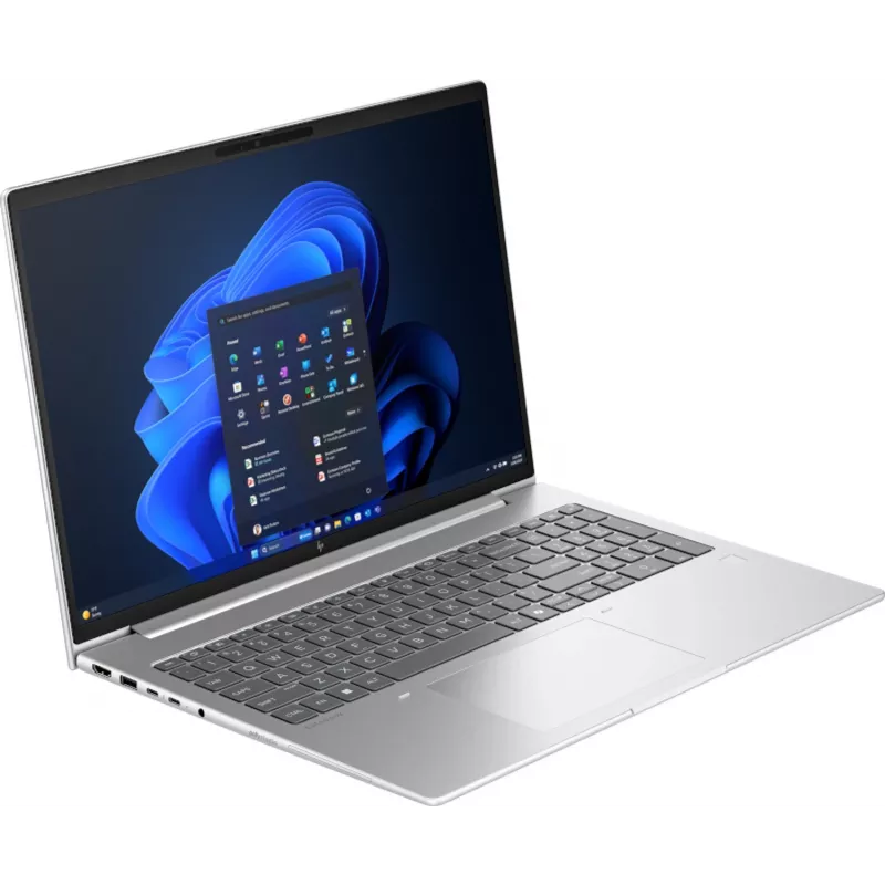 HP EliteBook 6 G1i AI Intel Core Ultra 7 255U nešiojamas kompiuteris 40,6 cm (16 colių) WUXGA 16 GB DDR5-SDRAM Wi-Fi 7 (802.11be) Windows 11 Pro AI PC sidabrinis