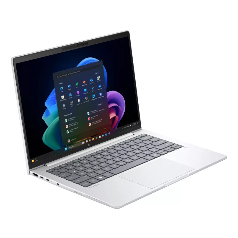 HP EliteBook 8 G1a nešiojamasis kompiuteris, 14 colių, AMD Ryzen AI 7 350, 64GB DDR5, 1TB SSD, Windows 11 Pro, Glacier Silver