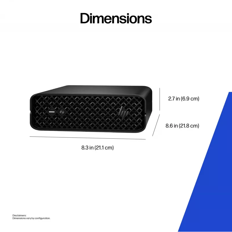 HP Z2 G1i Intel Core Ultra 5 245 16 GB DDR5-SDRAM NVIDIA RTX A400 Windows 11 Pro Mini PC darbo stotis AI darbo stotis, AI kompiuteris