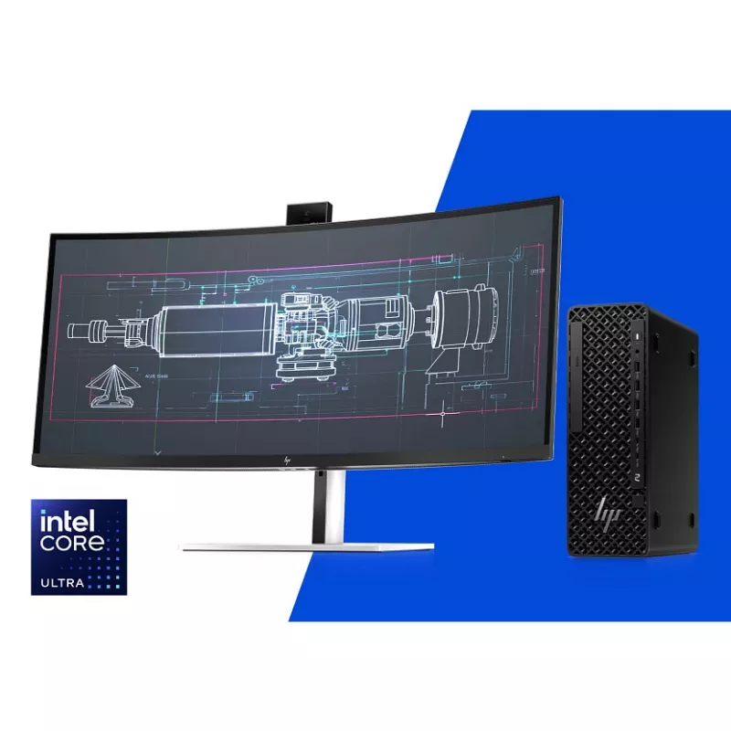 HP Z2 SFF G1i darbo stotis su Intel Core Ultra 7 265K, 32 GB DDR5, NVIDIA RTX A400, Windows 11 Pro, AI darbo stotis, AI kompiuteris