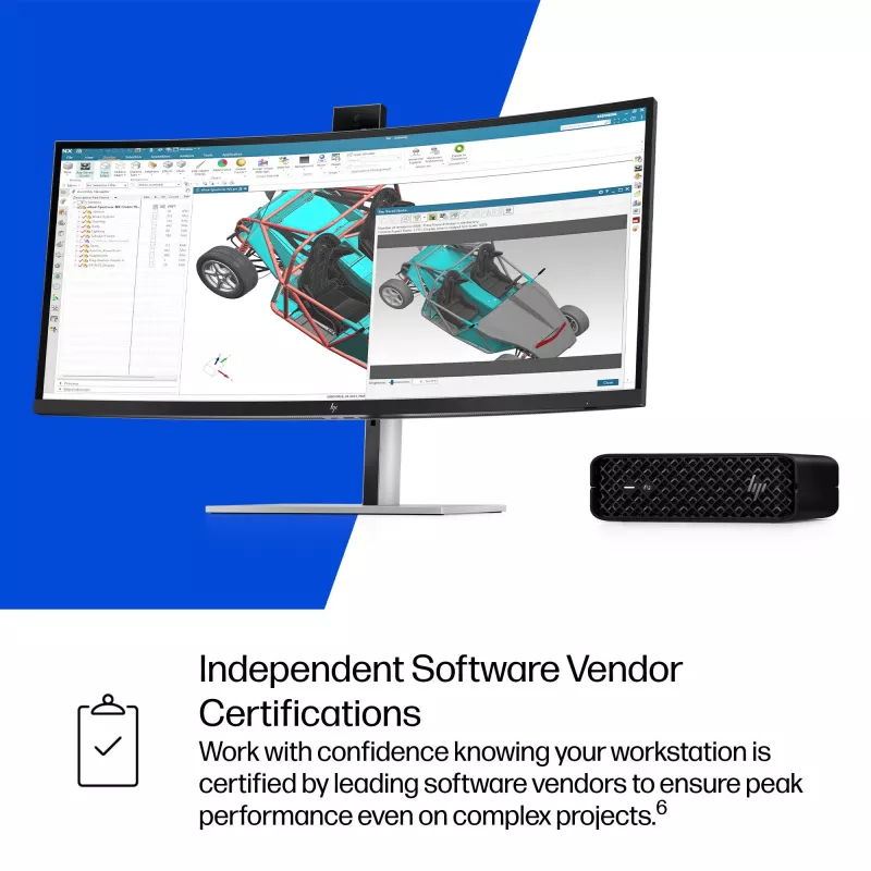 HP Z2 G1i Intel Core Ultra 7 265 32 GB DDR5-SDRAM NVIDIA RTX A400 Windows 11 Pro Mini PC darbo stotis AI darbo stotis, AI asmeninis kompiuteris