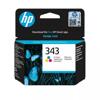 HP 343 Tri-color Original kasetė su rašalu